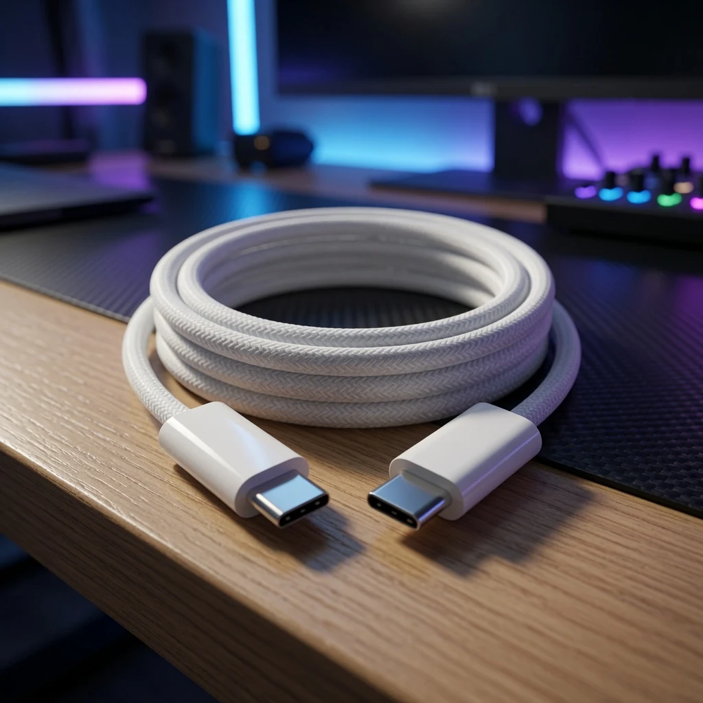 Kabllo karikimi USB-C e përforcuar për iPhone 15 Pro