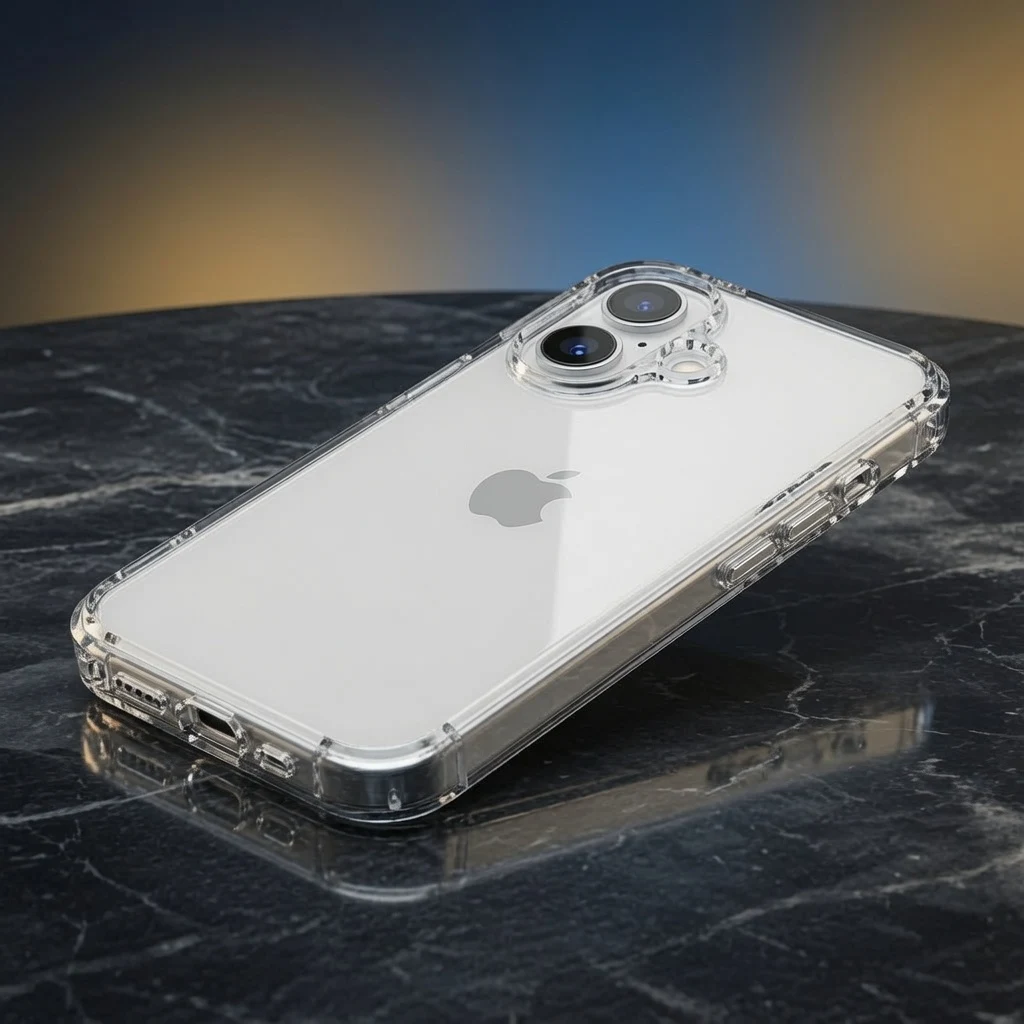 Këllëf transparent silikoni për iPhone 16