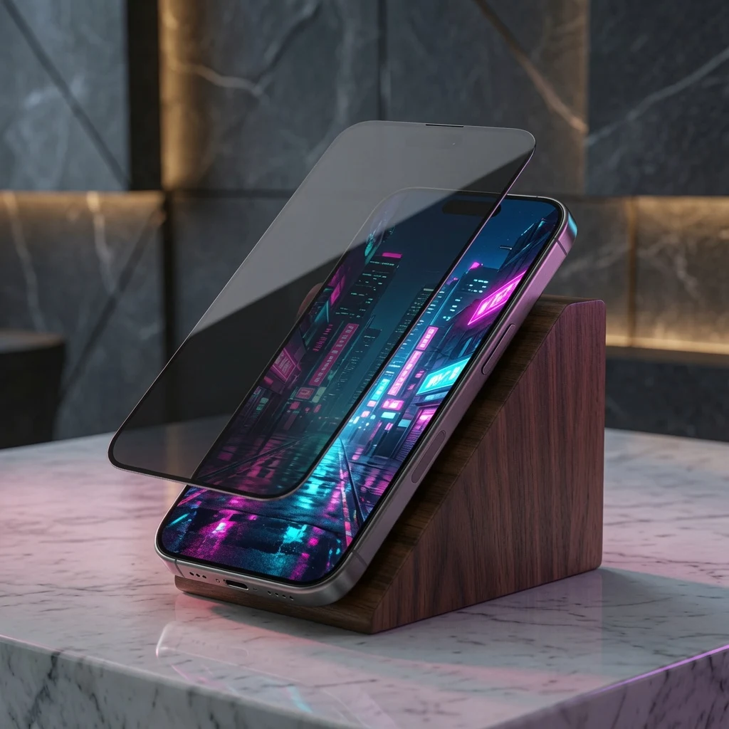 Xham mbrojtës 9H Privacy për iPhone 16 Plus
